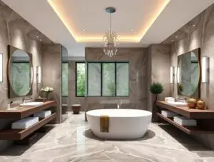 Luxury modern bathroom design